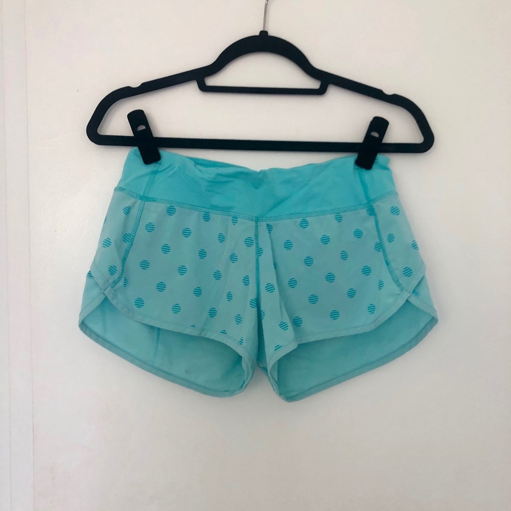 Lululemon Polka Dot Speed Shorts
